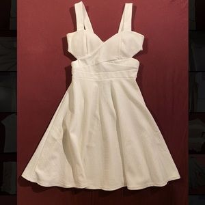 Short white dress